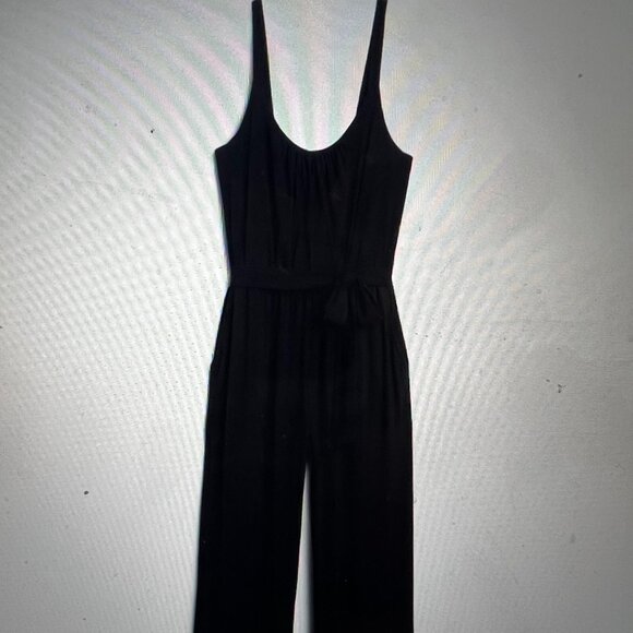 Market & Spruce Black Florence Knit Jumpsuit size small - Picture 1 of 5